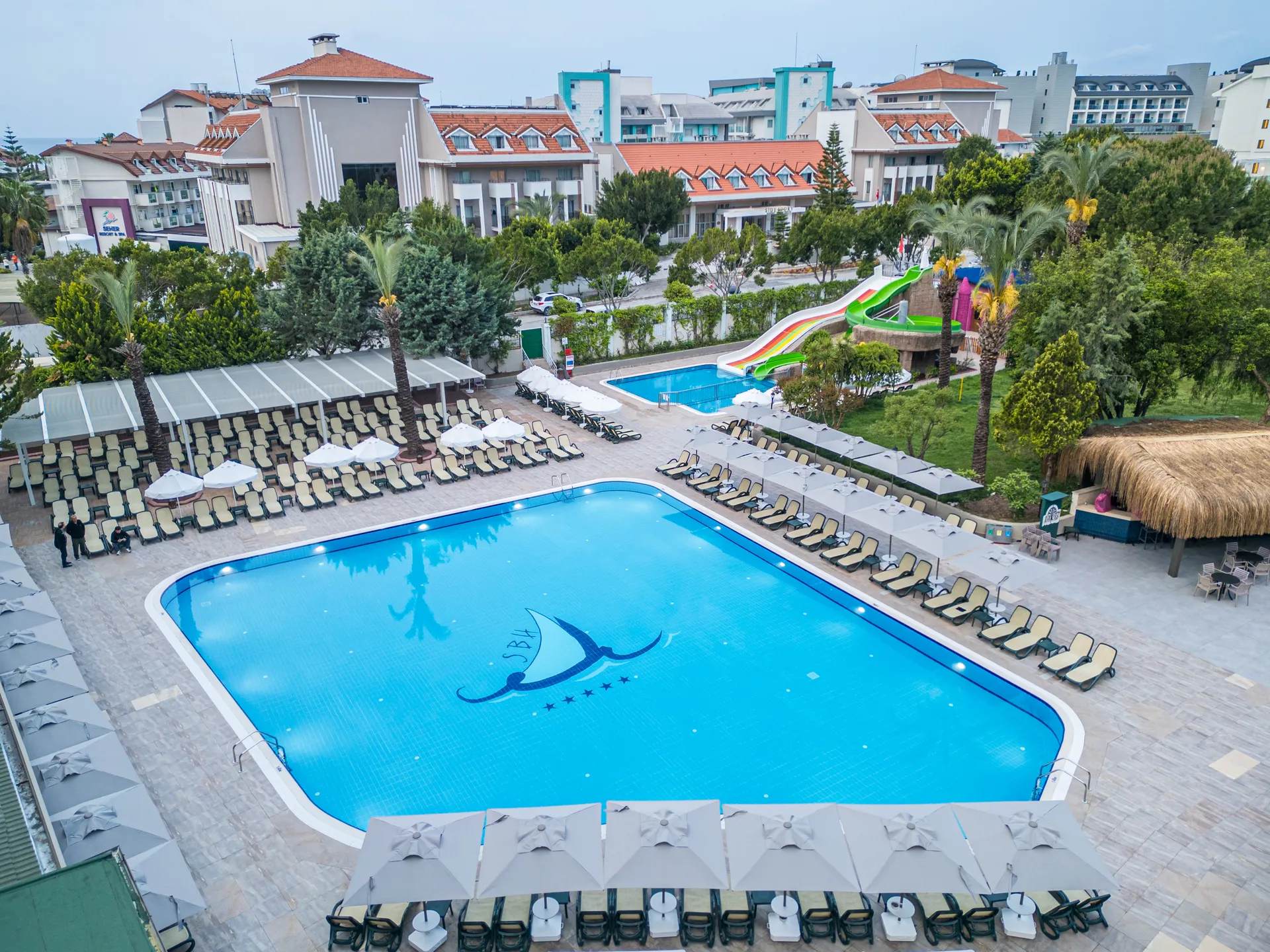 Side Breeze Hotel kuş bakışı